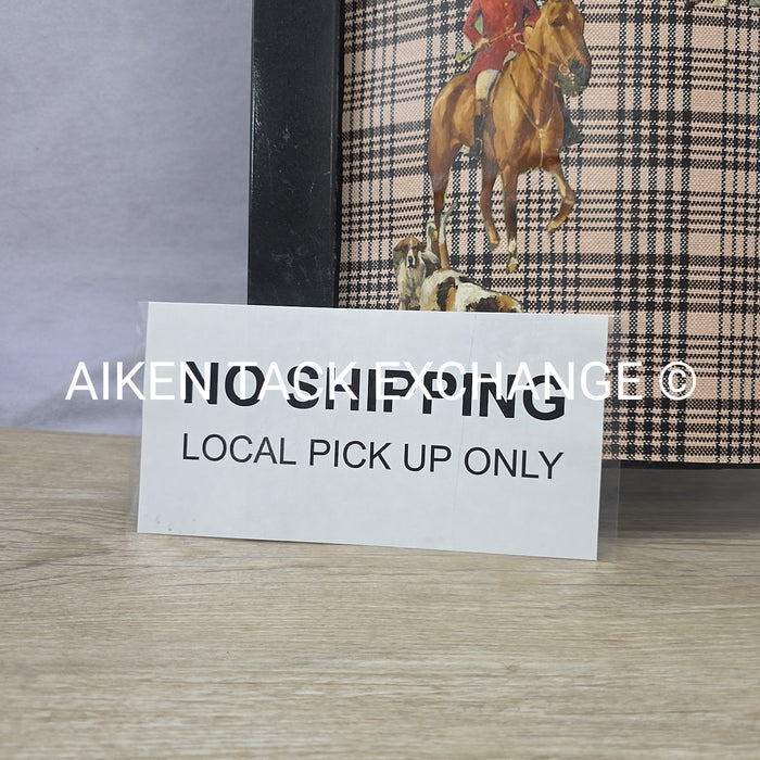 Metal Fox Hunting Wall Decor
