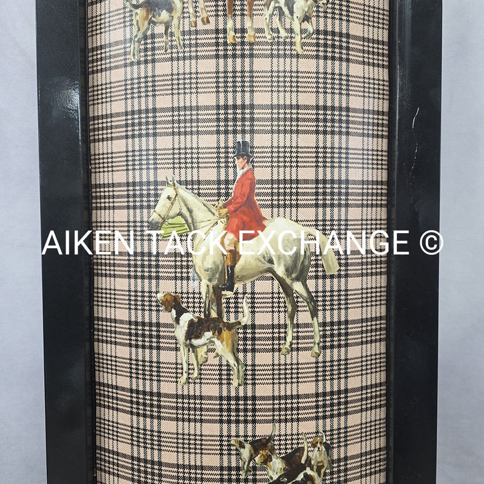 Metal Fox Hunting Wall Decor