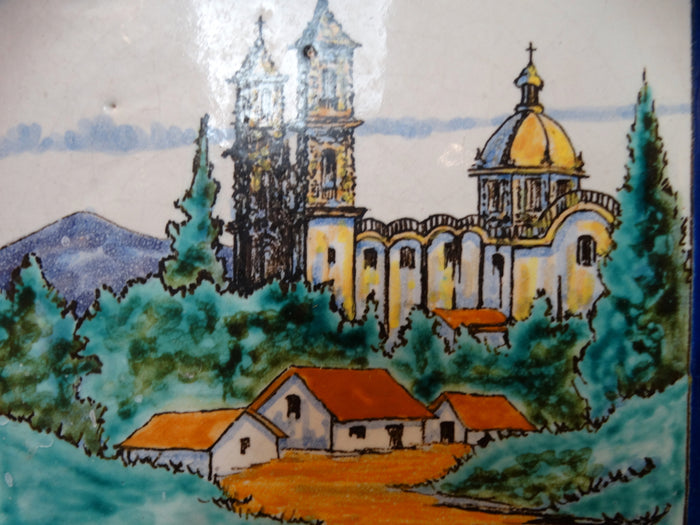 Mexican Talavera Tile - Two Spire Church