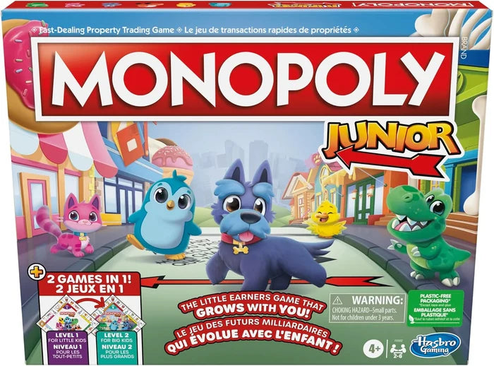Monopoly Junior Board Game (2-in-1 Edition)