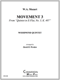 Mozart - Quintet in Eb, No. 3, K. 407 (Mvt. 3) - Woodwind Quintet