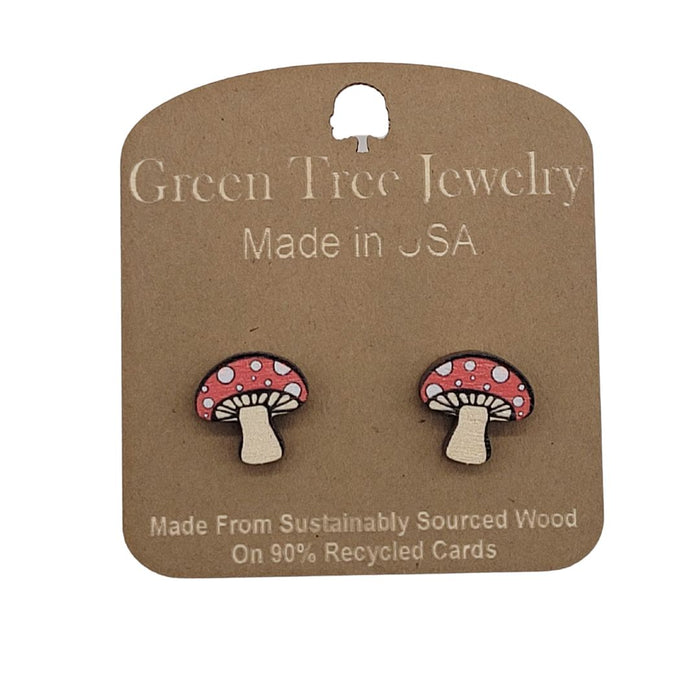 Mushroom Stud Earrings