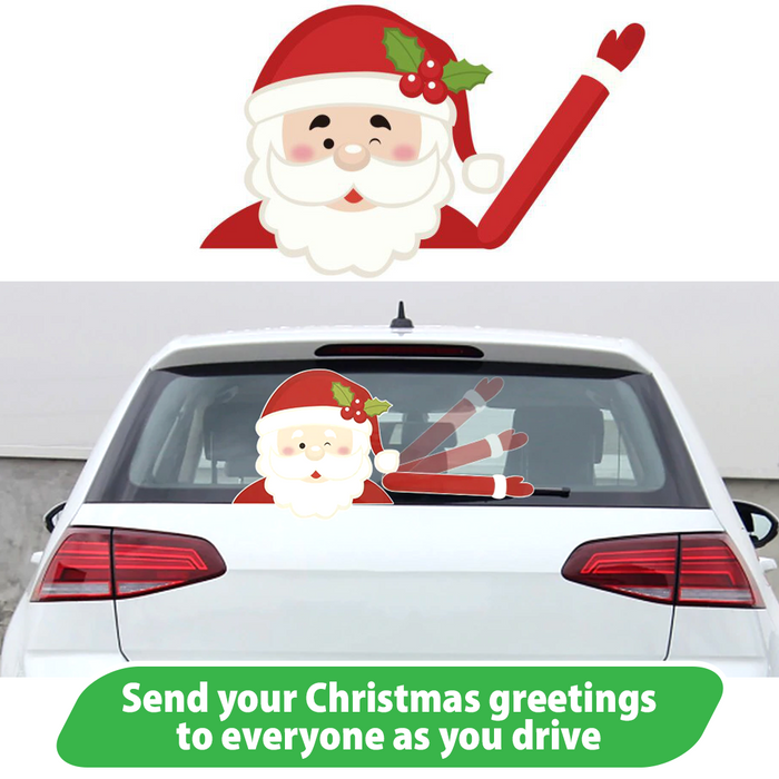 MYXH Christmas Car Wiper Sticker