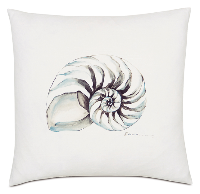 Nerida Seashell Square Pillow