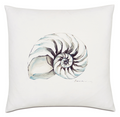 Nerida Seashell Square Pillow