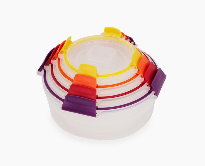 [hidden] Nest Lock 4-Piece Multicolour Round Container Set