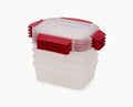 [hidden] Nest Lock 4-Piece Red 1.1L Container Set