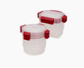 [hidden] Nest™ Lock 8-Piece Red Container Set