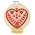 NEW! Nordic Heart Complete Embroidery Kit