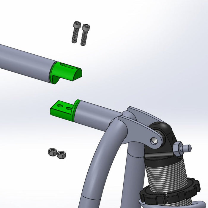 NON Interlocking ID Tube Clamp - Round