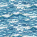 Ocean Fantasy - Lagoon Waves in Light Blue