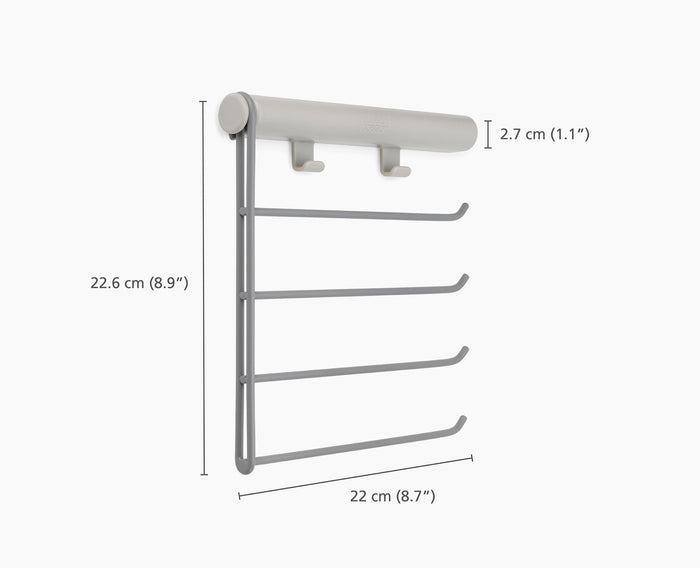 [half-width] Orderly™ Belt, Tie & Scarf Hanging Rail - 55005 - DIMS