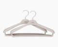 [hidden] Orderly™ Set of 2 Ecru Suit & Coat Hangers - 55017 - Image 1