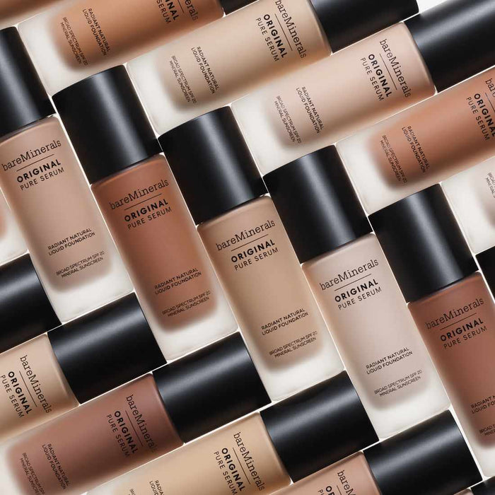 ORIGINAL PURE SERUM RADIANT NATURAL LIQUID FOUNDATION MINERAL SPF 20