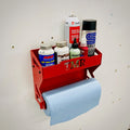 PAPER TOWEL HOLDER WITH SHELF