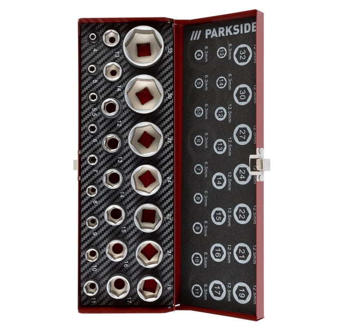 PARKSIDE Socket Wrench Set – 24 Pieces