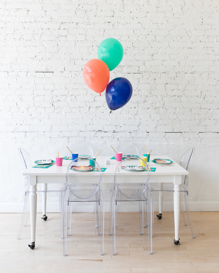Party Animal Theme - 11in Balloons Centerpiece - bouquet of 3