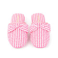 Patricia Green Zoe Gingham Check Slipper- Hot Pink