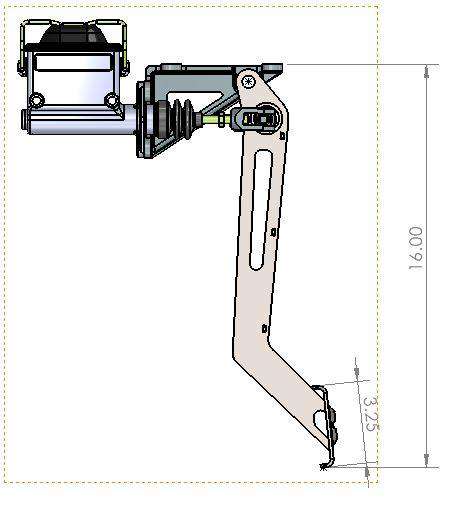 Paul Horschel Signature Series - 10:1 Wilwood Forward Swing Brake Pedal