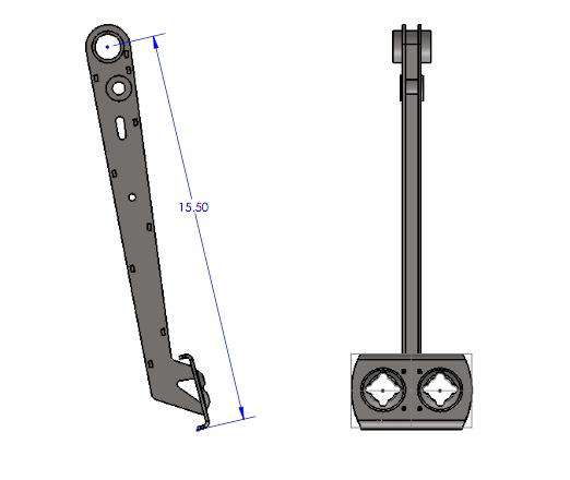 Paul Horschel Signature Series - 9:1 Wilwood Reverse Swing Brake Pedal