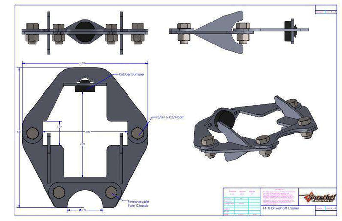 Paul Horschel Signature Series - Spare Driveshaft Carrier/Mount