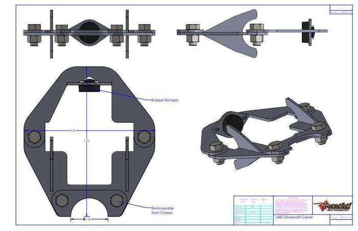 Paul Horschel Signature Series - Spare Driveshaft Carrier/Mount
