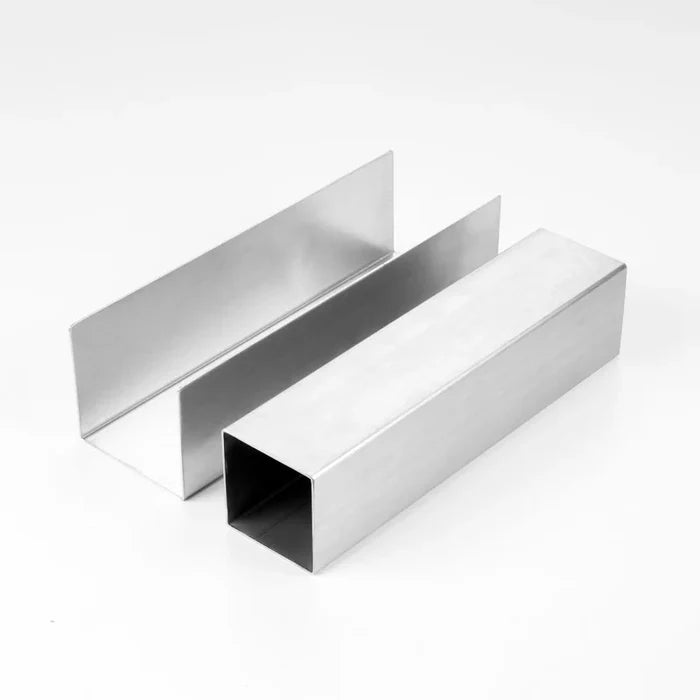 Metallic 2 piece mold on a white background.