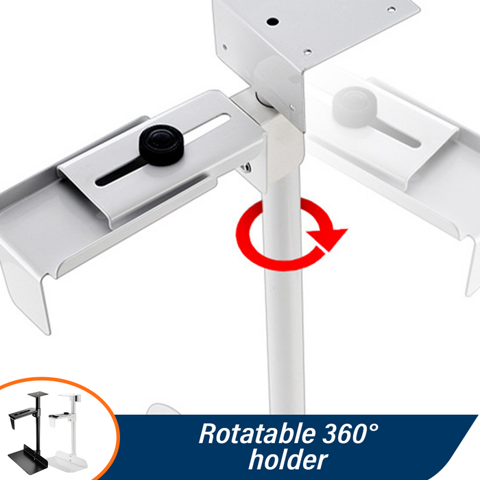PCPix 360-Degree Universal Under Desk CPU Stand