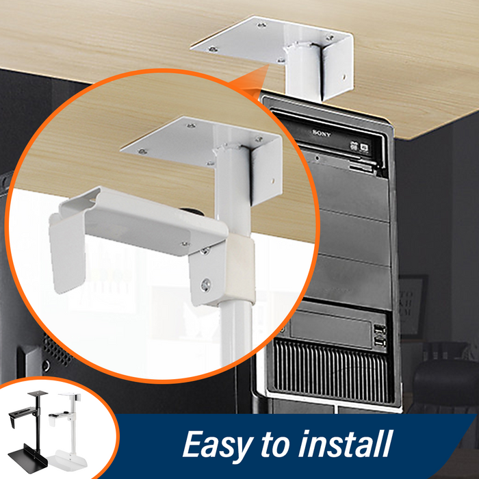 PCPix 360-Degree Universal Under Desk CPU Stand