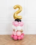 minnie-mouse-disney-party-decor-mix-foil-number-pink-gold-balloon-column-black-white