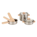Playtive Kitchen Cookware Toy Set (Pots & Pans – 7 Pieces)