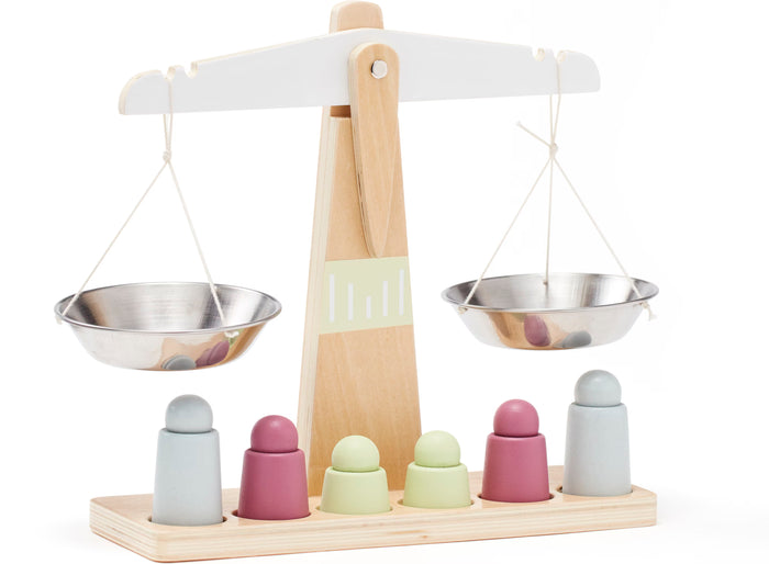PLAYTIVE Wooden Balance Scale – Educational Toy