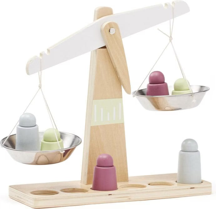 PLAYTIVE Wooden Balance Scale – Educational Toy