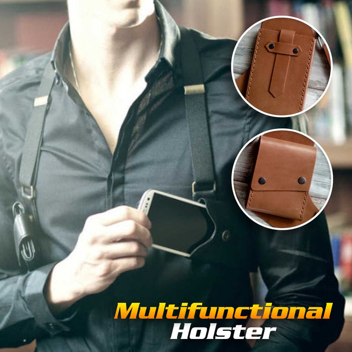 PrimeLeather Steampunk Holster Bag
