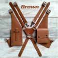 PrimeLeather Steampunk Holster Bag