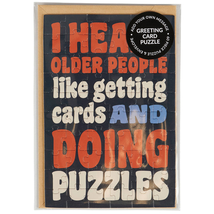 Questionables - Doing Puzzles Puzzle Card