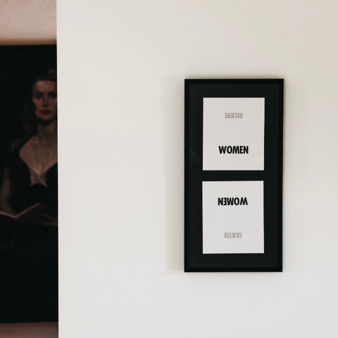 Rachel Bartz "Believe Women" Letterpress Art Print