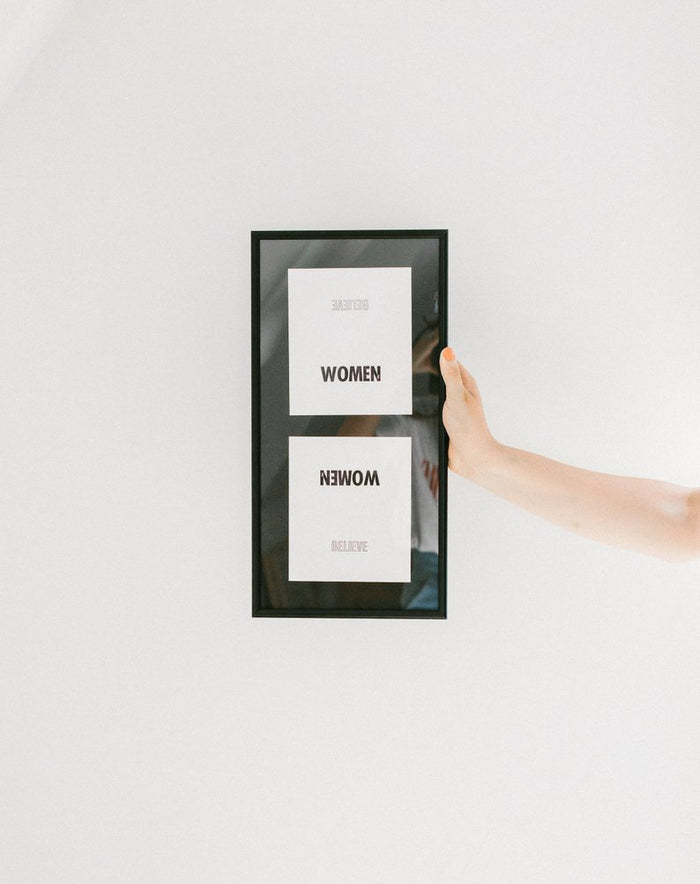 #MeToo Art Print | Believe Women Art Print | Feminist Letterpress Print | Rachel Bartz | Golden Rule Gallery | Excelsior, MN