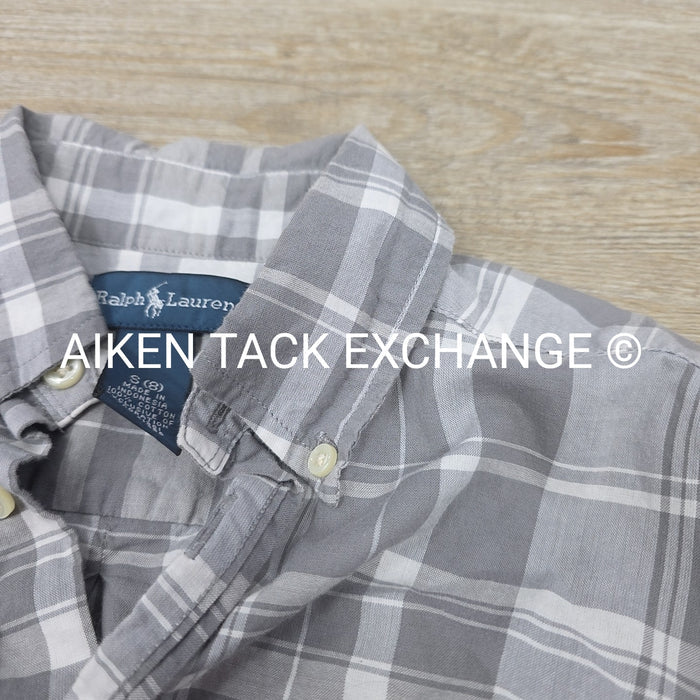 Ralph Lauren Long Sleeve Button Down Shirt, Size 8