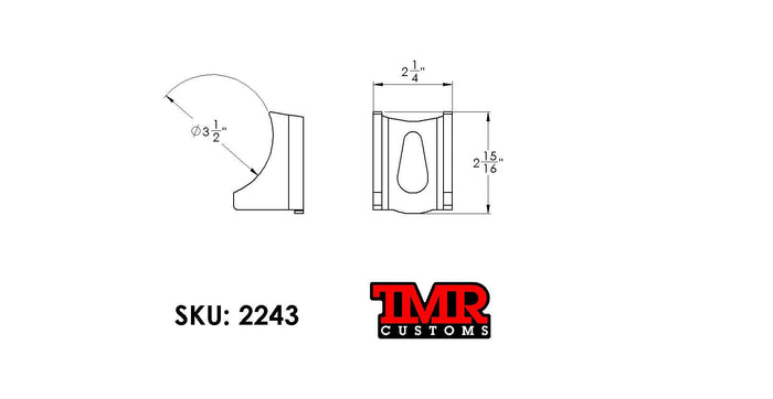 Ratchet strap tie-down - Axle Bracket