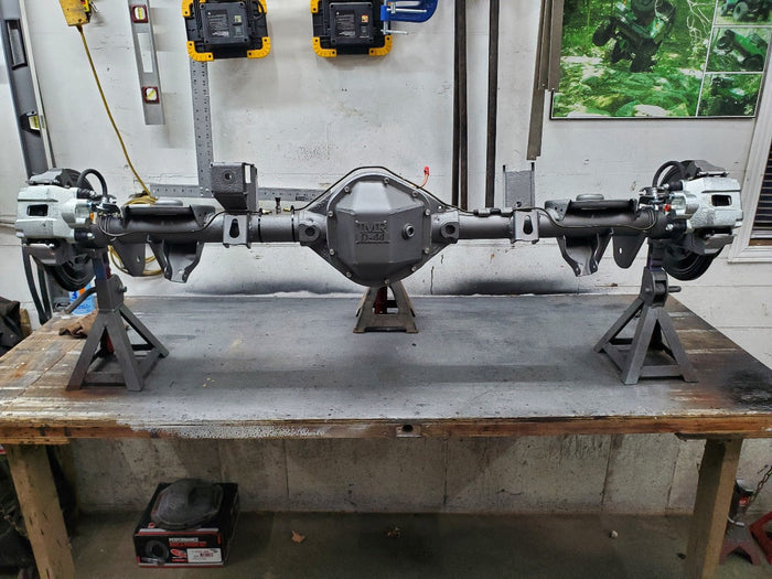 Ratchet strap tie-down - Axle Bracket