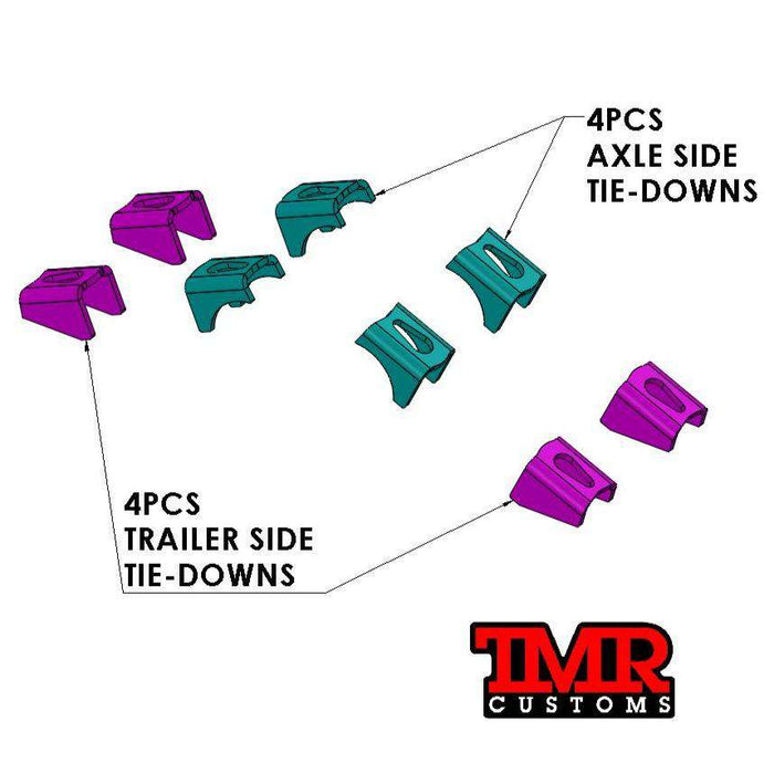 Ratchet Strap tie-down - Complete Kit