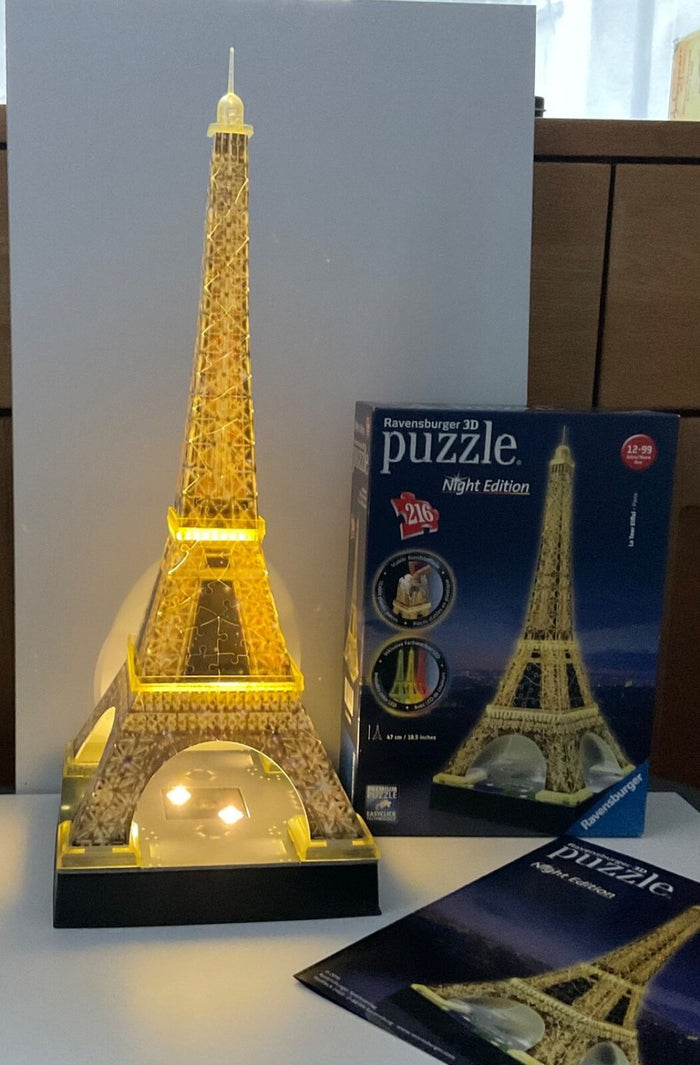 RAVENSBURGER 3D Puzzle – Night Edition Eiffel Tower