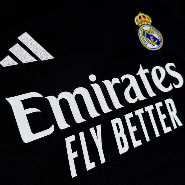 Real Madrid Entrenamiento Negro Corta