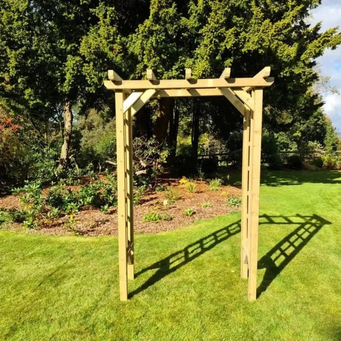 arch for gardens outdoor garden arch woven wood