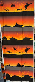 Remembering Forces at War Stripe - 40cm wide panel.