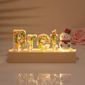Resin Name Letter Light - Christmas Limited