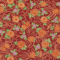 Robert Kaufman - Kyoto Gardens - Pink with small flowers  and waves