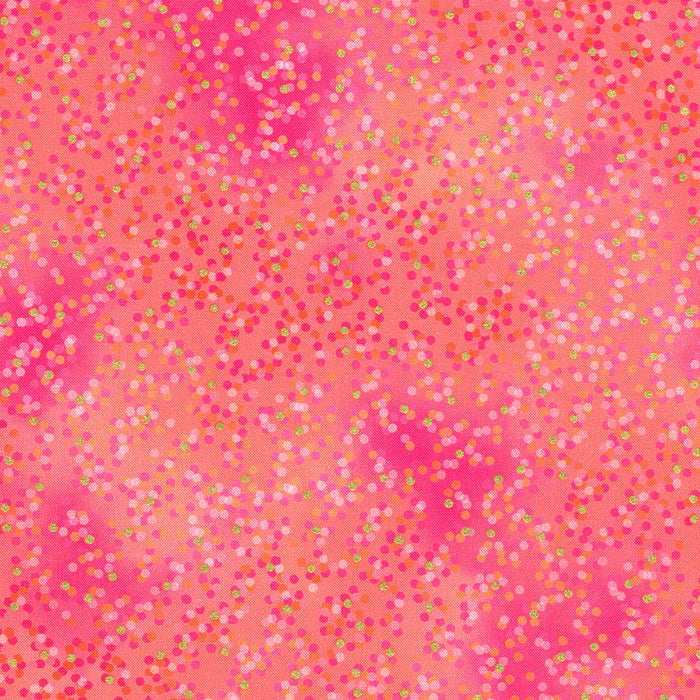 Robert Kaufman - Mixed Metallics - Pink and Gold