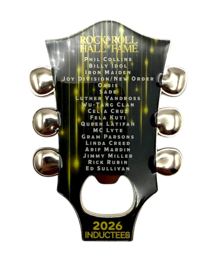 ROCK HALL 2026 - INDUCTEE HEADSTOCK BOTTLE OPENER MAGNET